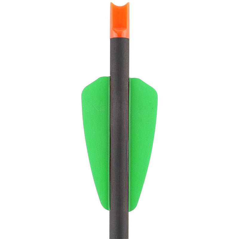 50pcs Archery Arrow Feather 2" Shield-shaped Plastic Vanes DIY Archery Accessories