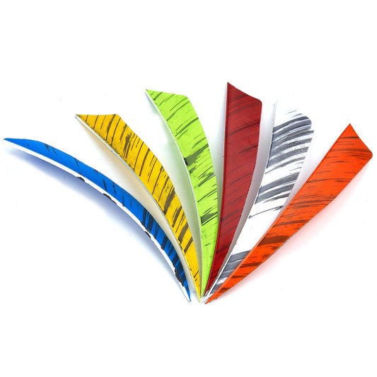 50pcs Real Feather 4" Arrow Feather Colored Feathers Archery Arrow Accessories