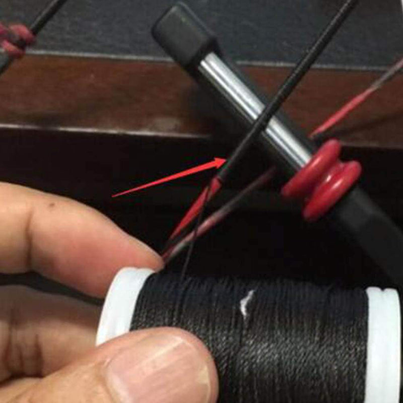 300m Black Protect Bow Dacron String Serving Jig Tool Archery Bow String Serving Thread Rope Protector
