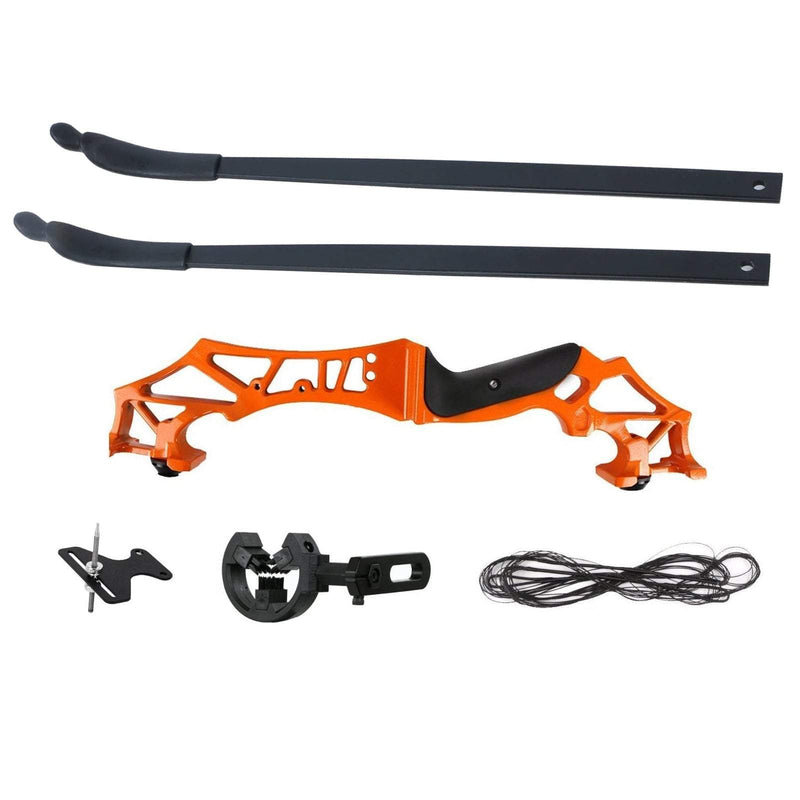 53" Takedown Recurve Bow Right Handed For Archery Club Beginner Practice Bow 20/30/40/55lbs