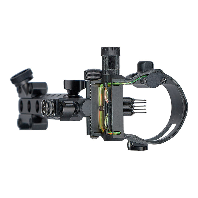 Archery 5-Pin Fiber Optics Bow Sight Compound Bow Sight Long Rod