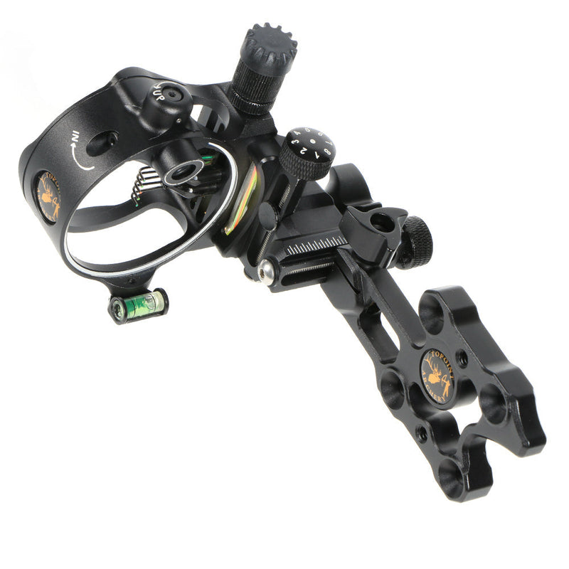 Archery 5-Pin Fiber Optics Bow Sight Compound Bow Sight Short Rod