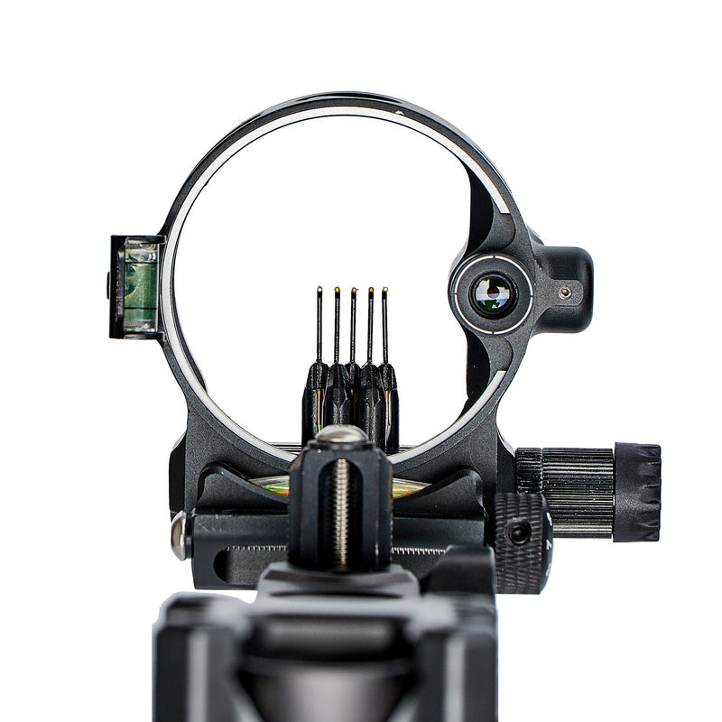 Archery 5-Pin Fiber Optics Bow Sight Compound Bow Sight Short Rod