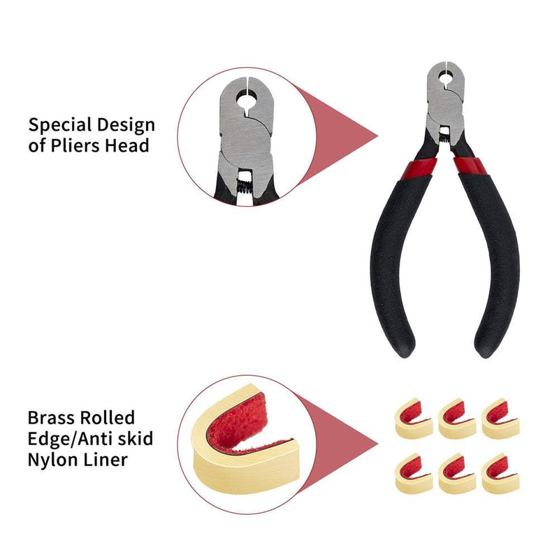 Archery Nocking Points D Loop Nock Pliers String Nocking Point Bow Square T Ruler Kit