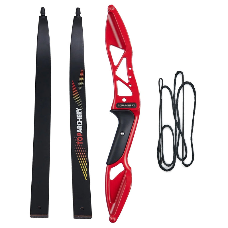Archery 56" Beginners Competition Bow Right Handed Takedown Recurve Bow with Bow Sight Arrow Rest