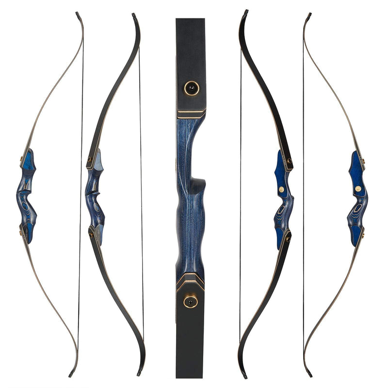 60 Inch Archery Takedown Recurve Bow Hunting Bow 30-50lbs