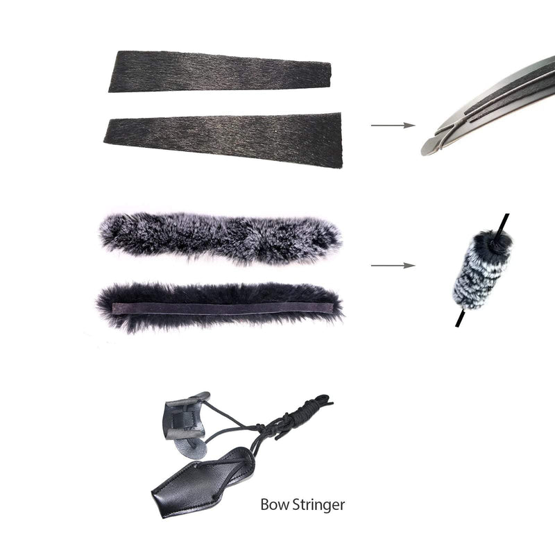 Archery  60" Hunting Recurve Bow Takedown Wood Laminated Bow RH for Outdoor Shooting 25-50lbs