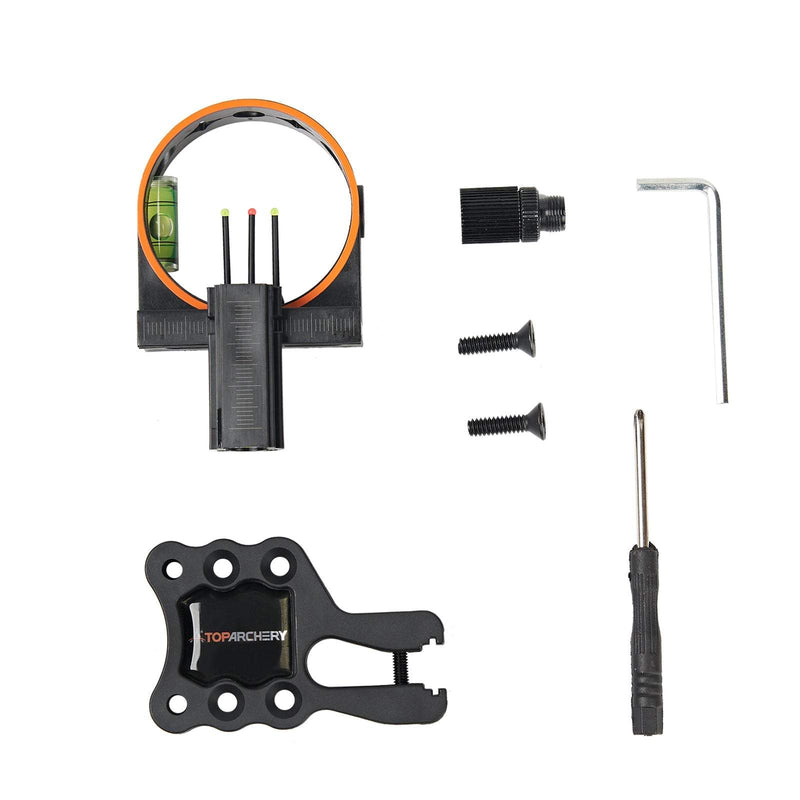 Archery 3-PIN Bow Sight with Light For Recurve Compound Bow