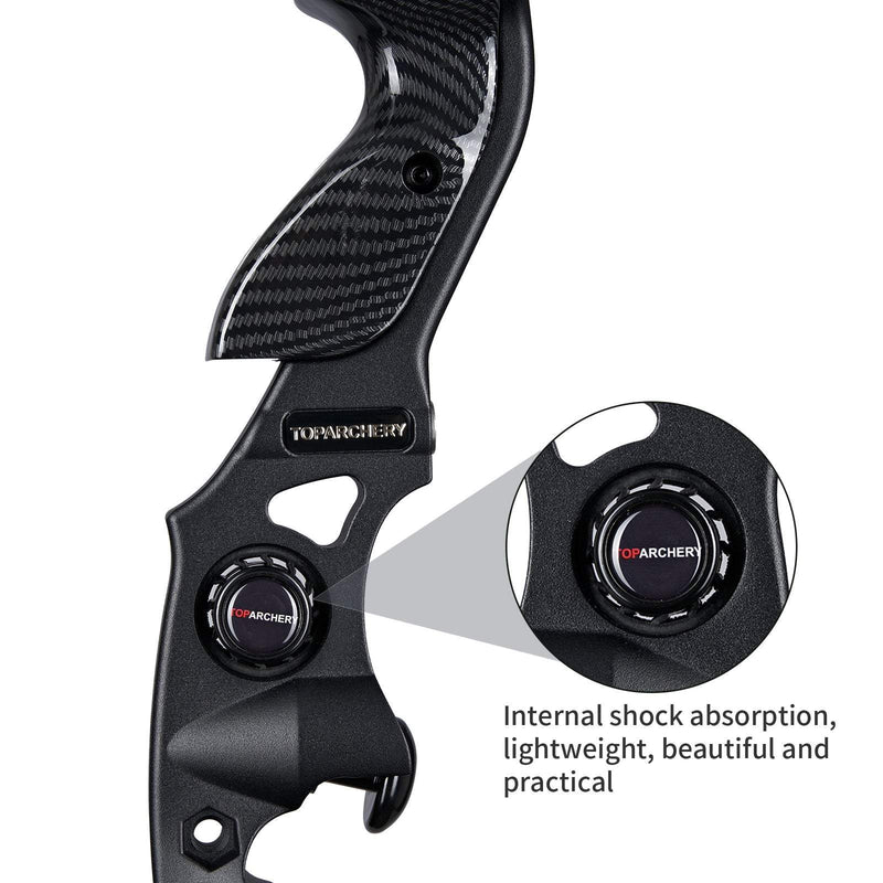 Archery 62" ILF Recurve Bow 25-60lbs Right Hand Hunting Bow Aluminum Alloy Riser