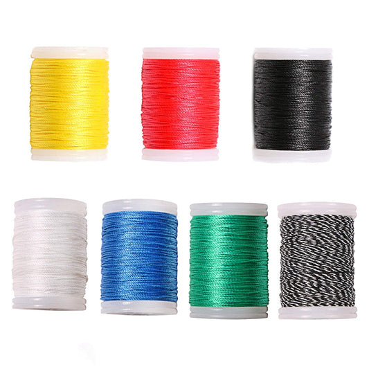 Archery Bowstring Serving Thread 110m/Roll 0.4mm Thickness Multicolor Dyneema Bowstring Rope
