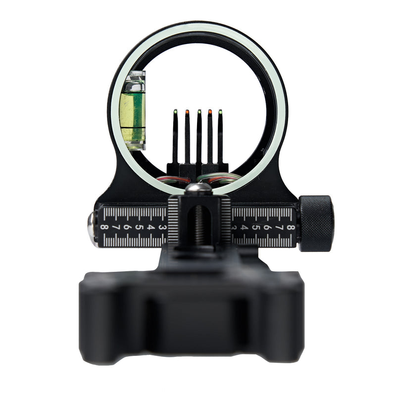 Archery Bow Sight Metal Five-pin Adjustable Mountable mirror