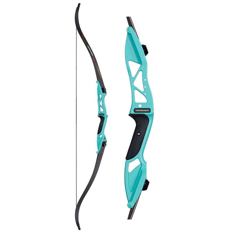 56" Beginners Competition Recurve Bow Right Handed Youth Practice Takedown Bow 18-50lbs