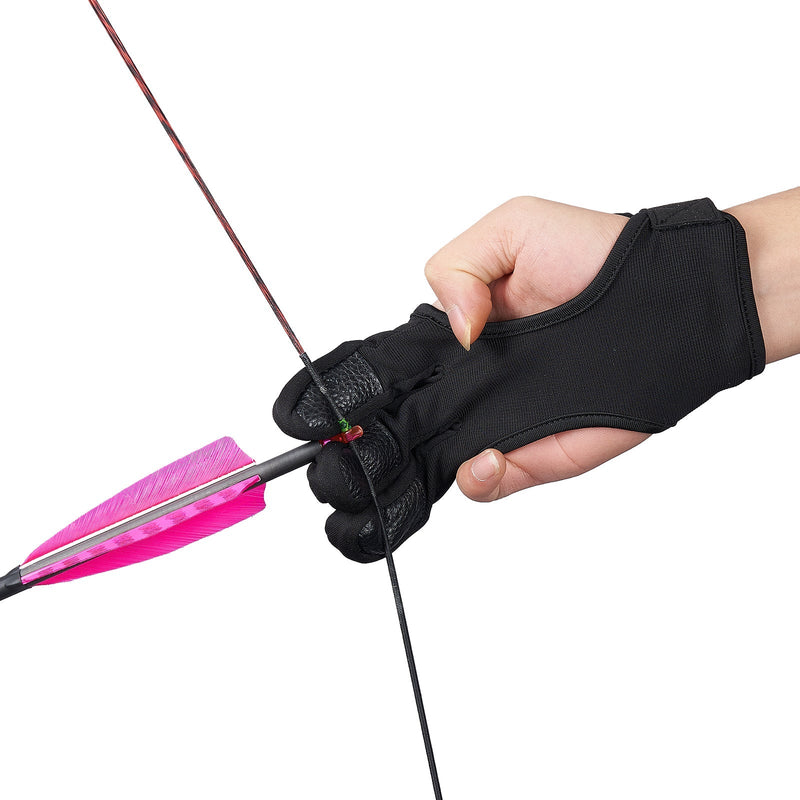 Archery Arm Guard with Finger Glove Set Protective Gear