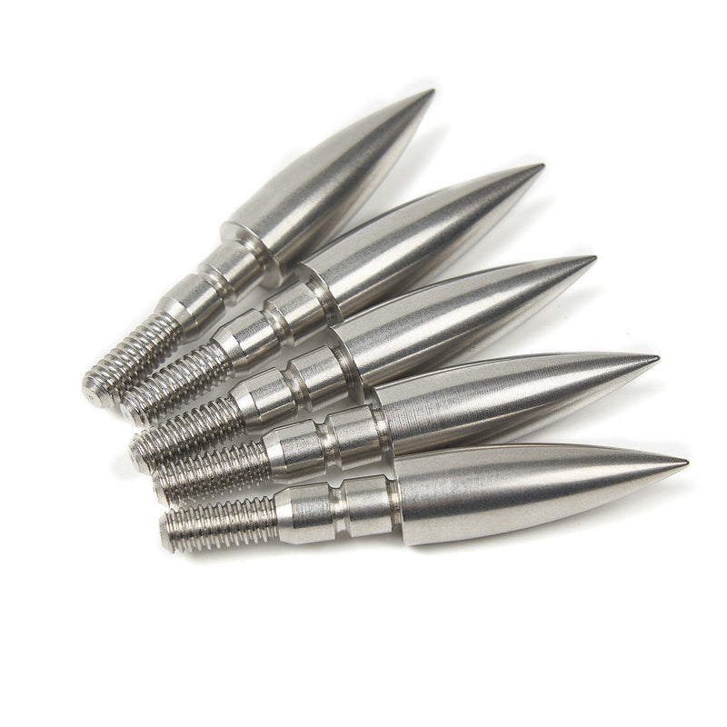 6pcs Broadheads 100/125/150Grain Stainless Steel Arrowheads Arrow Screw-in Tips Hunting Target