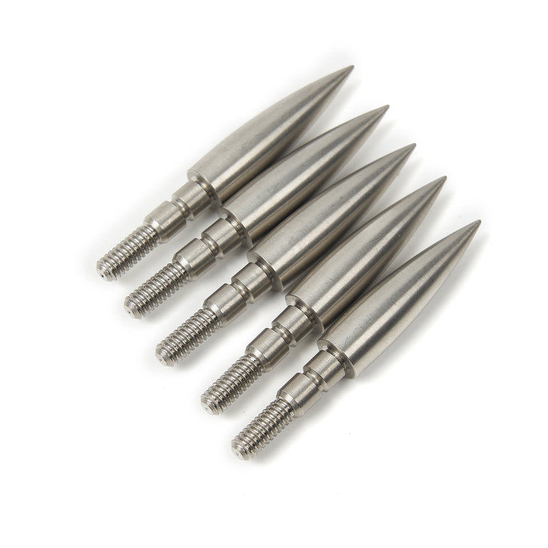 6pcs Broadheads 100/125/150Grain Stainless Steel Arrowheads Arrow Screw-in Tips Hunting Target